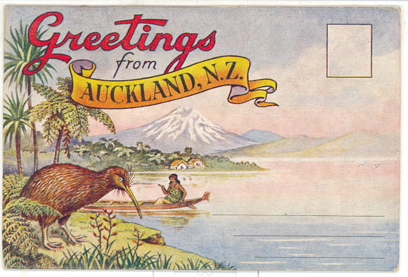 Auckland, New Zealand Souvenir Folder - Carey's Emporium