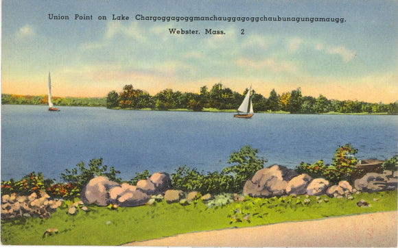 Union Point on Lake Chargoggagoggmanchauggagoggchaubunagunganaugg, Webster, MA - Carey's Emporium