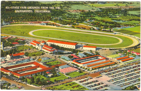 State Fair Grounds from the Air, Sacramento, CA - Carey's Emporium