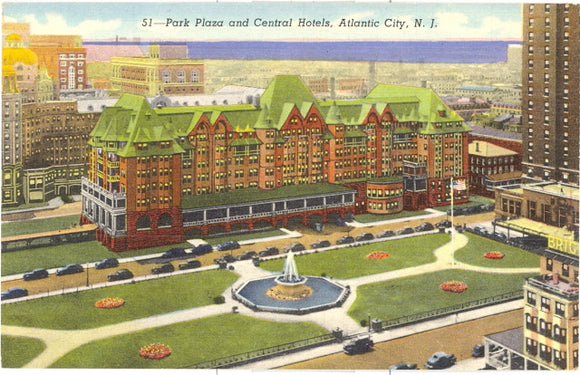 Park Plaza and Central Hotels, Atlantic City, NJ - Carey's Emporium