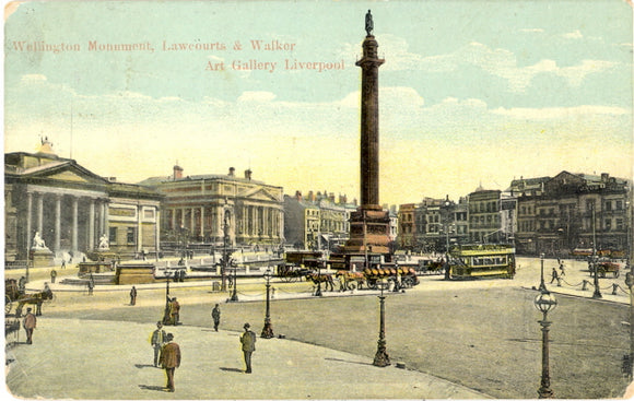 Wellington Monument, Lawcourts and Walker Art Gallery, Liverpool - Carey's Emporium