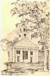 Meeting House, Old Sturbridge Village, MA - Carey's Emporium