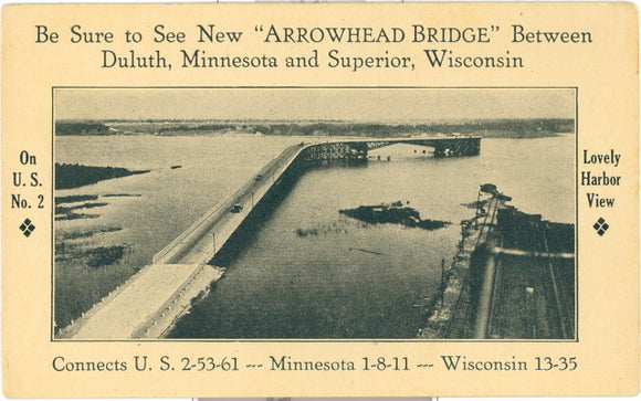 Arrowhead Bridge, between Duluth, MN and Superior, WI - Carey's Emporium