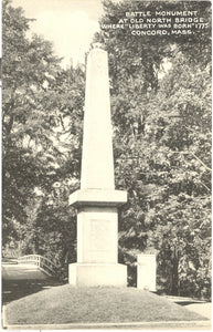 Battle Monument at Old North Bridge, Concord, MA - Carey's Emporium