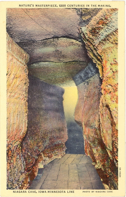 Natures Masterpiece, Niagara Cave, Iowa-Minnesota Line, Harmony, MN - Carey's Emporium