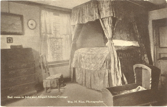 Bed Room in John and Abigail Adams Cottage, Quincy, MA - Carey's Emporium