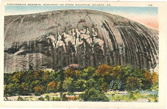 Confederate Memorial Monument on Stone Mountain, Atlanta, GA - Carey's Emporium