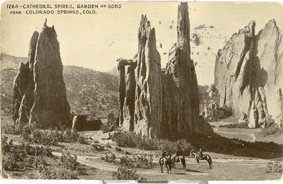 Cathedral Spires, Garden of Gods, near Colorado Springs, CO - Carey's Emporium
