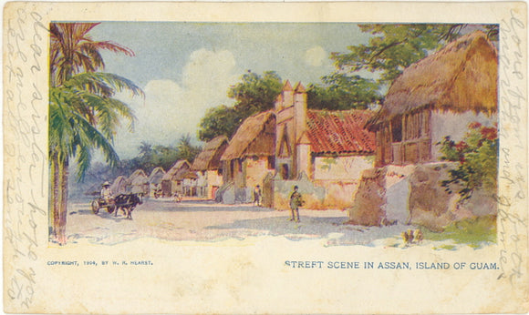 Street Scene in Assan, Island of Guam - Carey's Emporium
