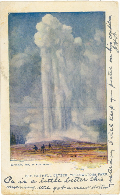 Old Faithful Geyser, Yellowstone National Park - Carey's Emporium