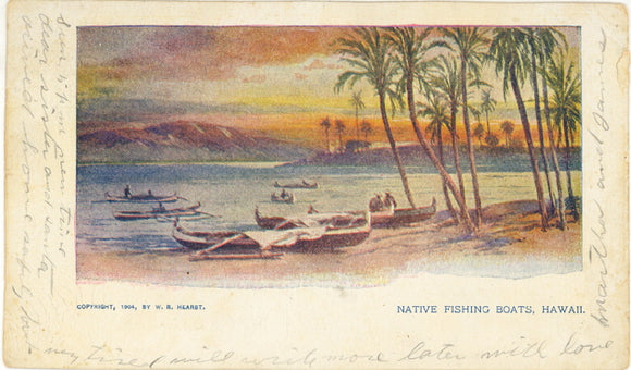 Native Fishing Boats, Hawaii - Carey's Emporium
