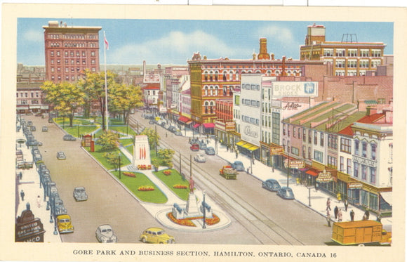 Gore Park and Business Section, Hamilton, Ontario, Canada - Carey's Emporium