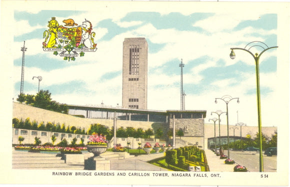 Rainbow Bridge Gardens and Carillon Tower, Niagara Falls, Ont. Canada - Carey's Emporium