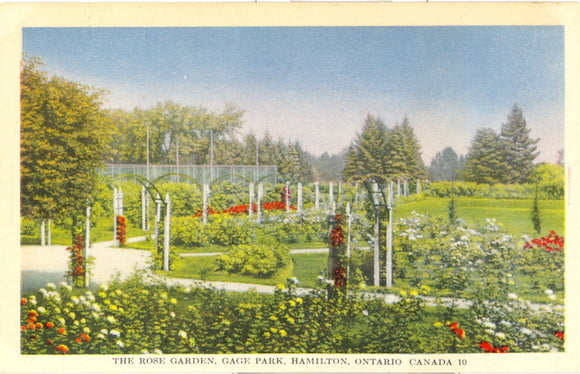 The Rose Garden, Gage Park, Hamilton, Ontario, Canada - Carey's Emporium