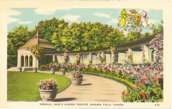 Pergola, Oake's Garden Theatre, Niagara Falls, Canada - Carey's Emporium