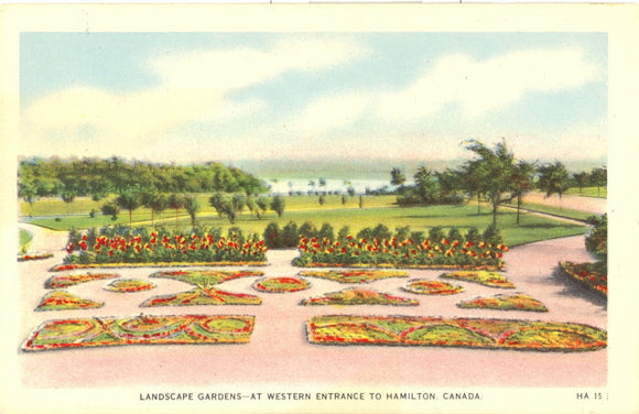 Landscape Gardens at Western Entrance to Hamilton, Canada - Carey's Emporium