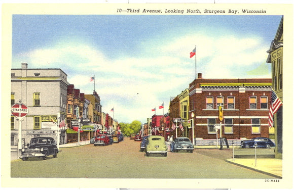 Third Avenue, Looking North, Sturgeon Bay, WI - Carey's Emporium