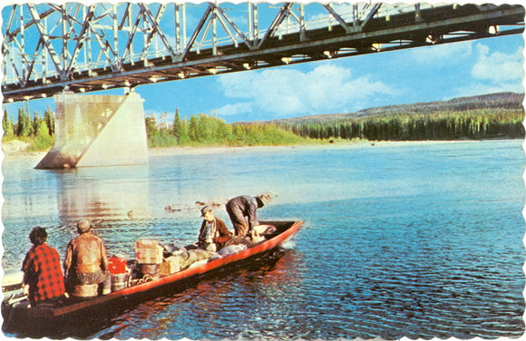 Riverboat at the Liard Bridge, Yukon Territories, Canada - Carey's Emporium