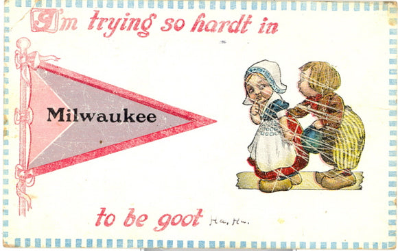 Im Trying So Hardt In Milwaukee To Be Goot - Carey's Emporium