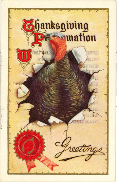 Thanksgiving Proclamation Greetings - Carey's Emporium