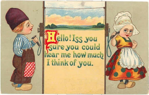 Hello! Iss You Sure You Could Hear Me How Much I Think Of You - Carey's Emporium