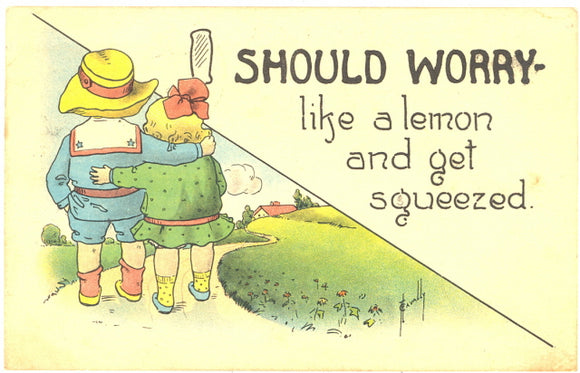 I Should Worry-Like A Lemon And Get Squeezed, Cavally signed - Carey's Emporium