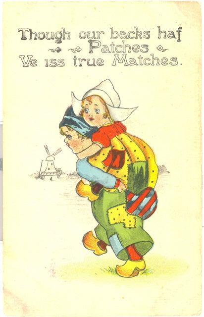 Though Our Backs Haf Patches, Ve Iss True Matches - Carey's Emporium