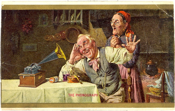 Edison Phonograph, The Ebenreiter Co., Plymouth, WI Advertising - Carey's Emporium