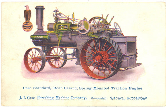 Case Standard, Rear Geared, Spring Mounted Traction Engine Advertising - Carey's Emporium