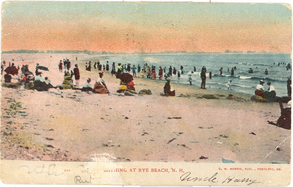 Bathing at Rye Beach, NH - Carey's Emporium