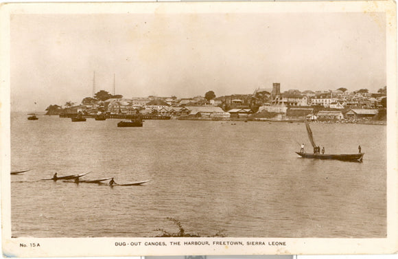 Dug-out Canoes, The Harbor, Freetown, Sierra Leone - Carey's Emporium