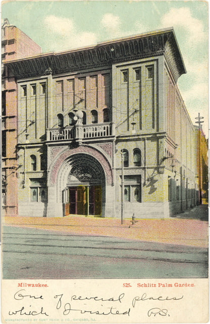 Schlitz Palm Garden, Milwaukee, WI - Carey's Emporium