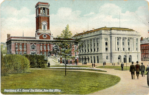 Central Fire Station, New Post Office, Providence, RI - Carey's Emporium