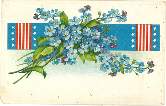 Flag and Flowers - Carey's Emporium