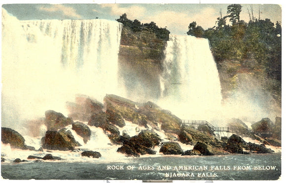 Rock of Ages and American Falls, Niagara Falls, NY - Carey's Emporium