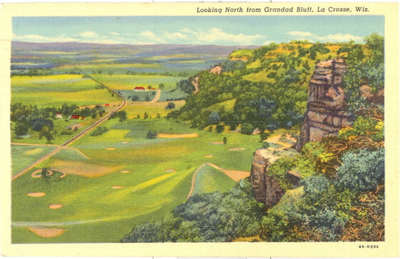 Looking North from Grandad Bluff, La Crosse, WI - Carey's Emporium