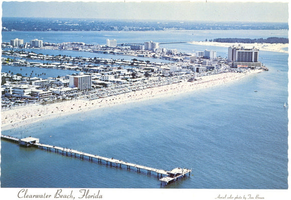 Aerial View, Clearwater Beach, FL - Carey's Emporium