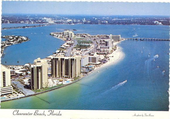 Aerial View, Clearwater Beach, FL - Carey's Emporium