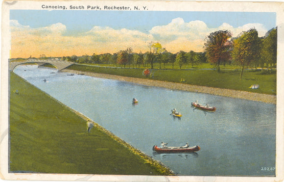 Canoeing, South Park, Rochester, NY - Carey's Emporium
