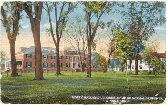 Morey Hall and Grounds, Home of Normal Students, Winona, MN - Carey's Emporium