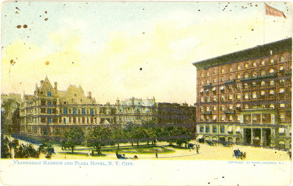 Vanderbilt Mansion and Plaza Hotel, New York City, NY - Carey's Emporium