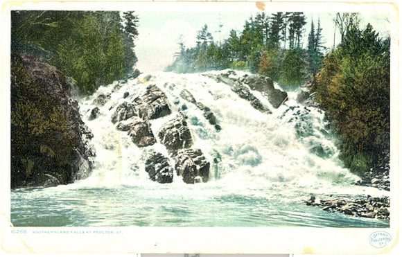 Southernland Falls at Proctor, VT - Carey's Emporium