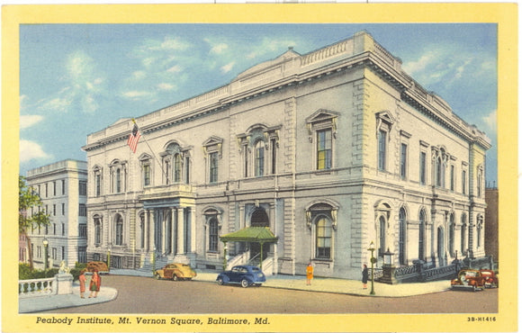 Peabody Institute, Mt. Vernon Square, Baltimore, MD - Carey's Emporium