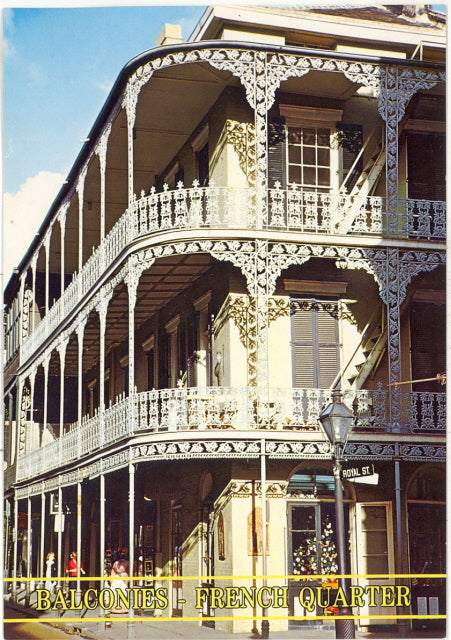 Balconies, French Quarter, New Orleans, LA - Carey's Emporium