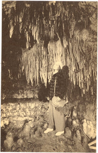 Stalactites on the Ceiling and Dome-Shaped Stalagmites on the Floor of the Chapel, Cave of the Mounds, Blue Mounds, WI - Carey's Emporium