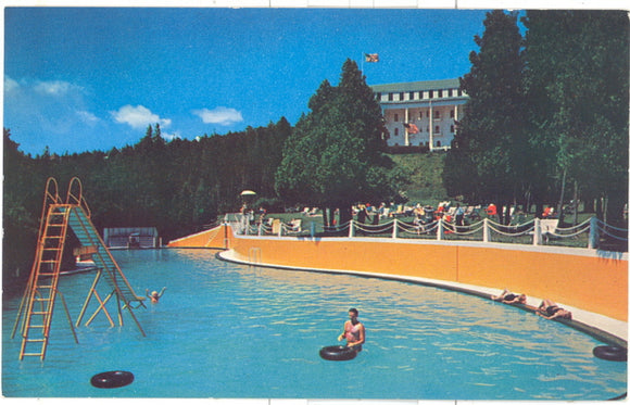 Swimming Pool, Grand Hotel, Mackinac Island, MI - Carey's Emporium
