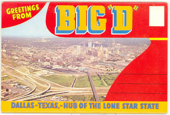 Dallas, TX Souvenir Folder - Carey's Emporium