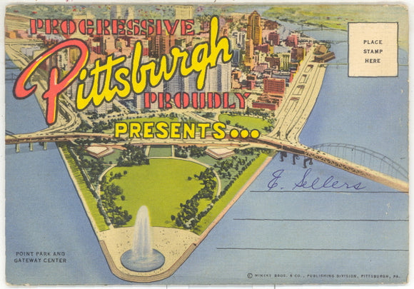 Pittsburgh, PA Souvenir Folder - Carey's Emporium