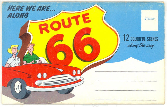 Route 66 Souvenir Folder - Carey's Emporium