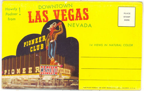 Las Vegas, NV Souvenir Folder - Carey's Emporium